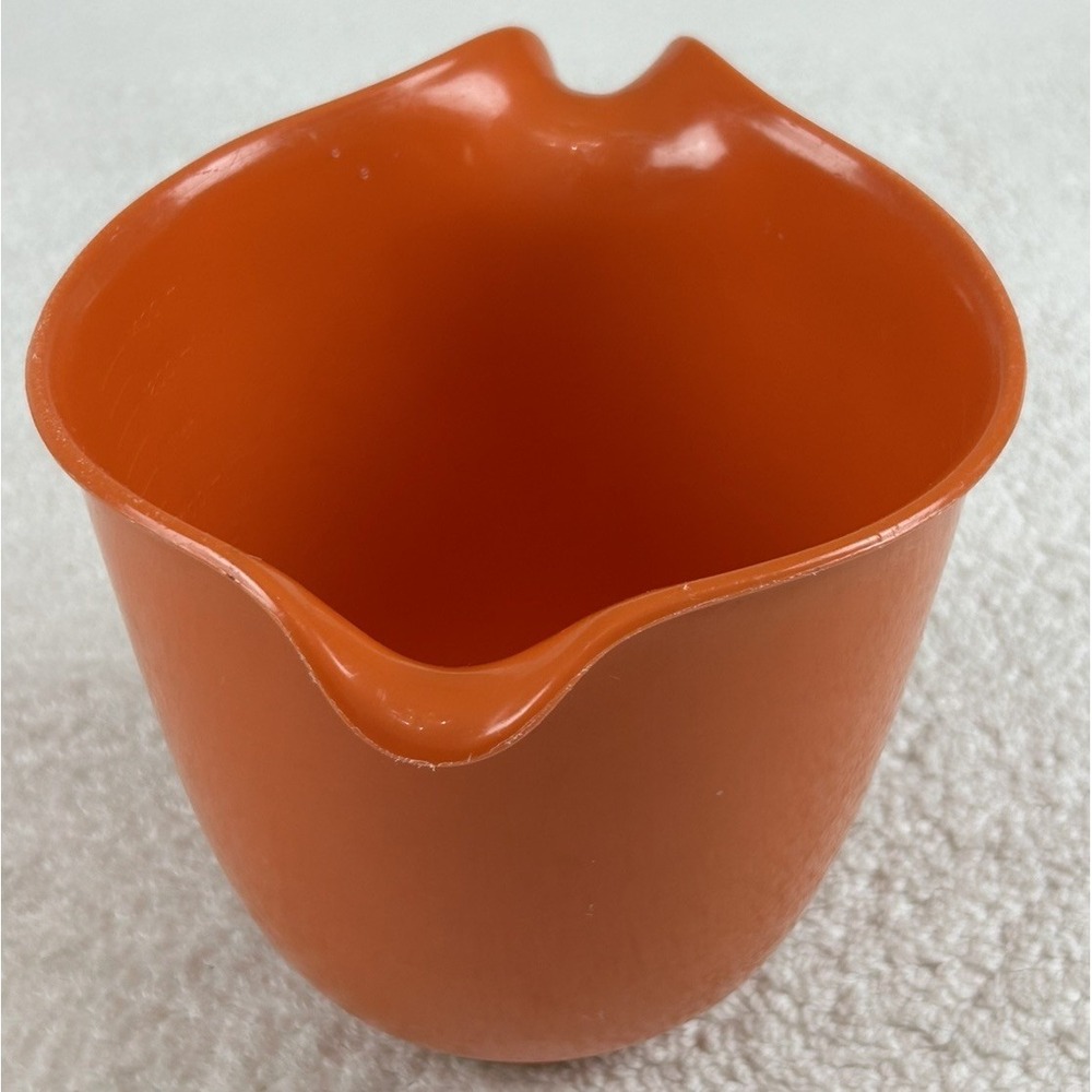Vtg Rubbermaid Orange Batter Bowl Measuring 1.5 Qt 6 Cup Grip-N-Mix 2661 USA - Picture 2 of 14